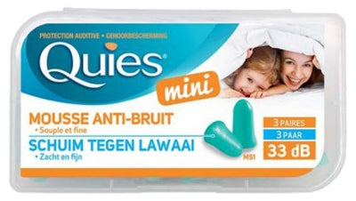 Quies Mini Foam Anti-Noise 3 Pairs