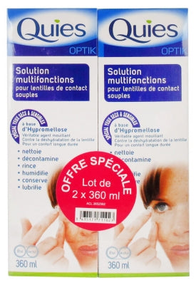 Quies Optik Multifunctions Solution 2 X 360Ml