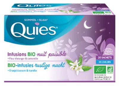 Quies Peaceful Night Infusion Organic 20 Sachets