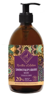 Recettes D'Antan Organic Liquid Alep Soap 20% 500Ml