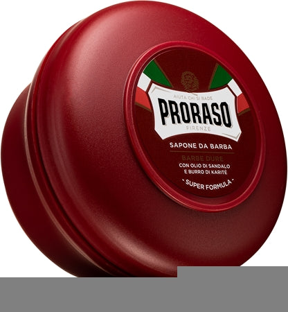 Proraso Red Shaving Soap For Coarse Facial Hair For Beard 