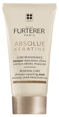 René Furterer Absolue Kératine Ultimate Repairing Mask Damaged Over-Processed Hair 30Ml