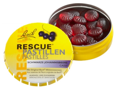 Rescue Bach Blackcurrant Flavour Lozenges 50G
