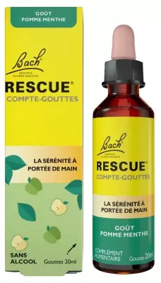 Rescue Bach Dropper Apple Mint 20 Ml