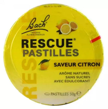 Rescue Bach Lozenges Lemon Flavour 50G