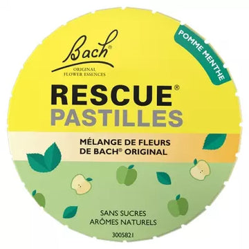Rescue Bach Pastilles Flavor Apple Mint 50 G