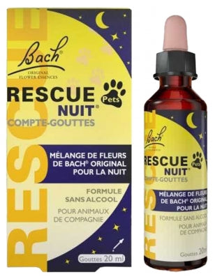 Rescue Bach Pets Droppers Night 20Ml