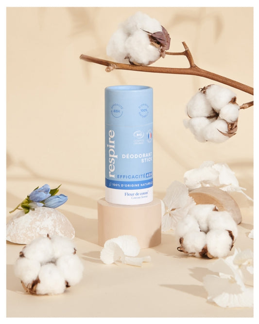 Respire Cotton Flower Deodorant Stick Organic 50G