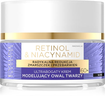 Eveline Cosmetics Retinol & Niacynamid Intensive Renewing Night Cream 60+
