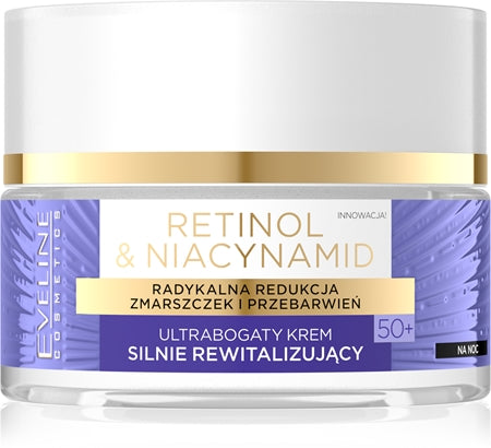 Eveline Cosmetics Retinol & Niacynamid Revitalising Night Cream 50+ 