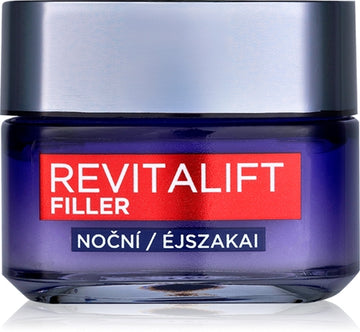 L’Oréal Paris Revitalift Filler Re-Plumping Night Cream With Anti-Ageing Effect