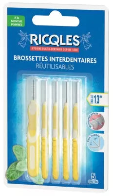 Ricqlès 5 Reusable Interdental Brushes