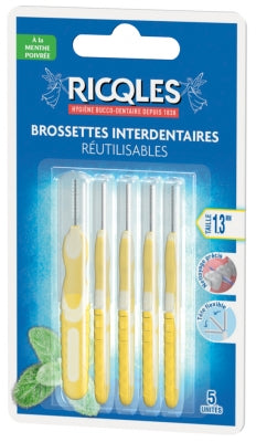 Ricqlès 5 Reusable Interdental Brushes