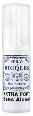 Ricqlès Oral Spray With Strong Mint Alcohol-Free 15Ml