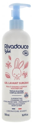 Rivadouce Baby Superfatting Cleansing Gel Organic 500Ml