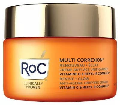Roc Multi Correxion Revive + Glow Anti-Ageing Rich Unifying Cream 50Ml