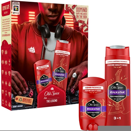 Old Spice Rockstar For The Legend Gift Set For Men