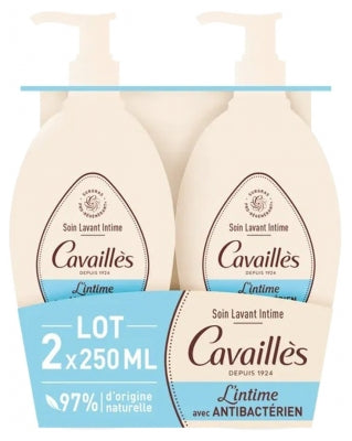 Rogé Cavaillès Antibacterial Intimate Cleansing Care 2 X 250 Ml