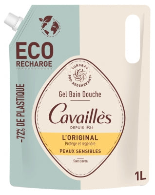 Rogé Cavaillès Bath Shower Gel Sensitive Skins The Original Eco-Refill 1L