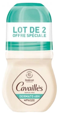 Rogé Cavaillès Dermato Deodorant Sensitive Skin 48H Roll On 2 X 50Ml