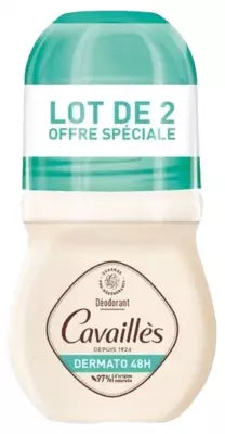 Rogé Cavaillès Dermato Deodorant Sensitive Skin 48H Roll On 2 X 50Ml