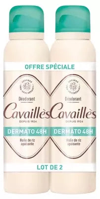 Rogé Cavaillès Dermato Deodorant Anti-Odor 48H Spray 2 X 150Ml