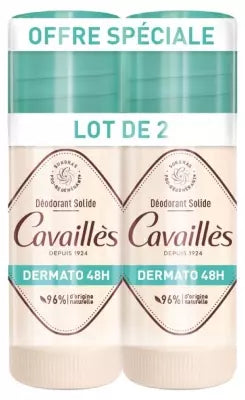 Rogé Cavaillès Dermato Deodorant 48H Stick 2 X 40Ml