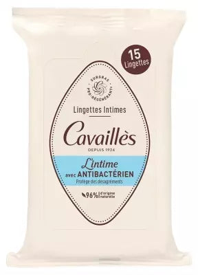Rogé Cavaillès Intimate Wipes Antibacterial 15 Wipes