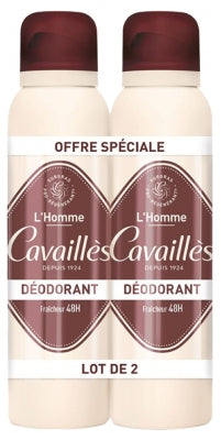 Rogé Cavaillès Men Deodorant Freshness 48H 2 X 150Ml