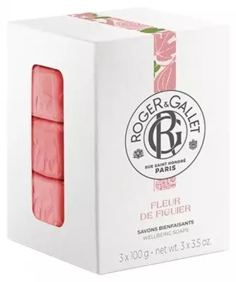 Roger & Gallet Fleur De Figuier Soothing Soaps 3 X 100G