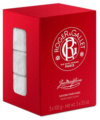 Roger & Gallet Jean-Marie Farina 3 Perfumed Soaps Of 100G