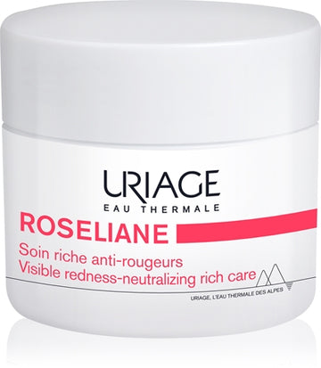 Uriage Roseliane Visible Redness-Neutralizing Rich Care Soothing Cream Against Redness 