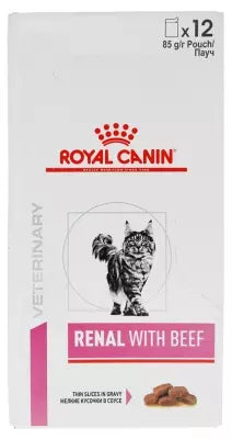 Royal Canin Renal Cat Beef 12 Sachets