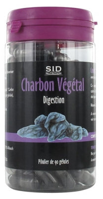 S.I.D Nutrition Digestion Vegetable Coal 90 Capsules