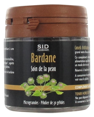 S.I.D Nutrition Skin Care Burdock 30 Capsules