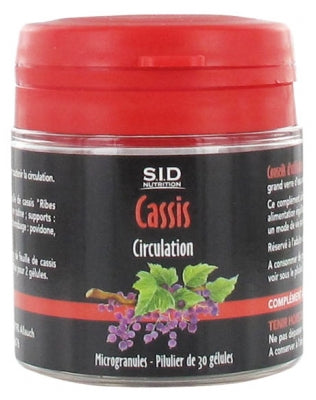 S.I.D Nutrition Blood Circulation Blackcurrant 30 Capsules