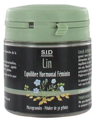 S.I.D Nutrition Feminine Hormonal Balance Flax 30 Capsules