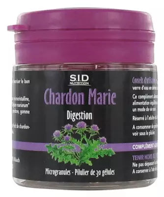 S.I.D Nutrition Digestion Milk Thistle 30 Capsules