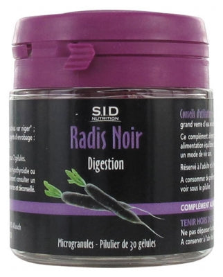 S.I.D Nutrition Digestion Black Radish 30 Capsules