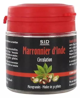 S.I.D Nutrition Blood Circulation Horse Chesnut 30 Capsules