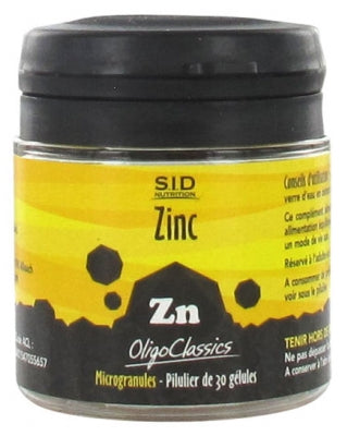 S.I.D Nutrition Zinc Oligoclassics 30 Capsules