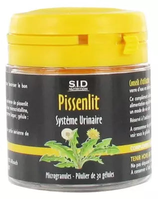 S.I.D Nutrition Urinary System Dandelion 30 Capsules