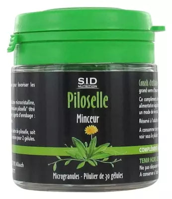 S.I.D Nutrition Slimness Piloselle 30 Capsules