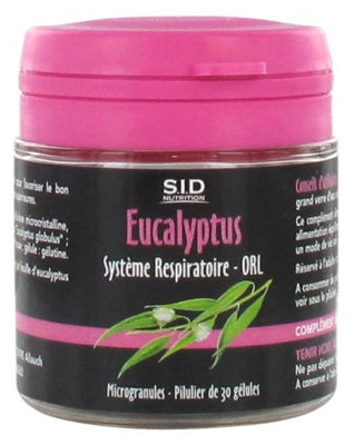 S.I.D Nutrition Respiratory System - Orl Eucalyptus 30 Capsules