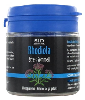 S.I.D Nutrition Stress Sleep Rhodiola 30 Capsules