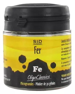 S.I.D Nutrition Oligoclassics Iron 30 Capsules