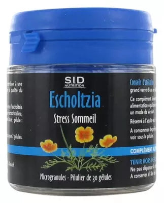 S.I.D Nutrition Stress Sleep Escholtzia 30 Capsules