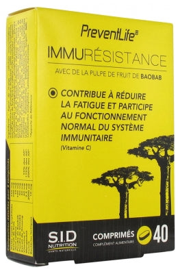 S.I.D Nutrition Preventlife Immuresistance 40 Tablets