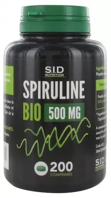 S.I.D Nutrition Organic Spirulina 500Mg 200 Tablets