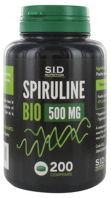 S.I.D Nutrition Organic Spirulina 500Mg 200 Tablets